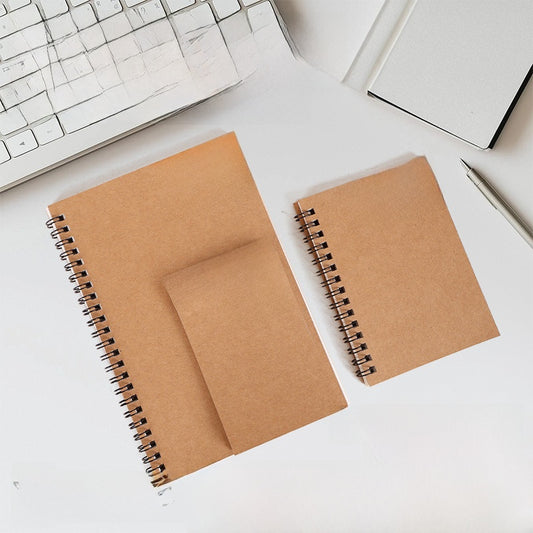 Simple coil notebook